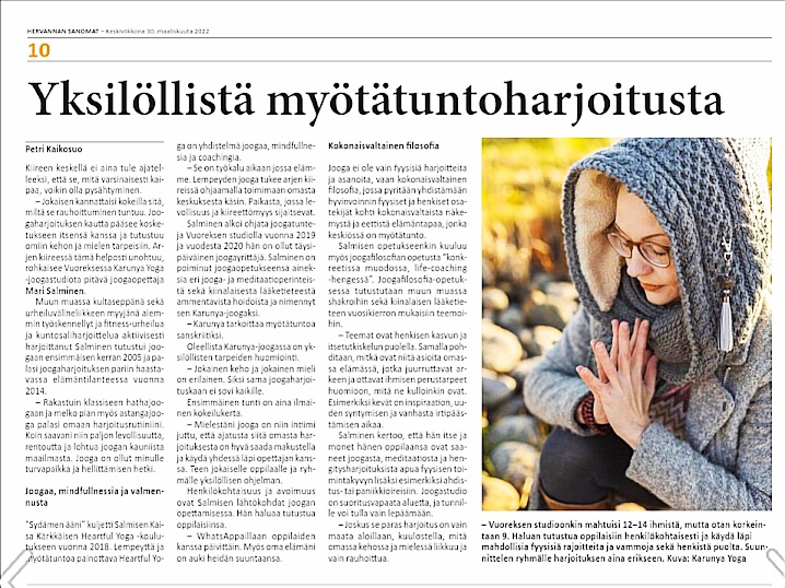Karunya Yoga Tampere